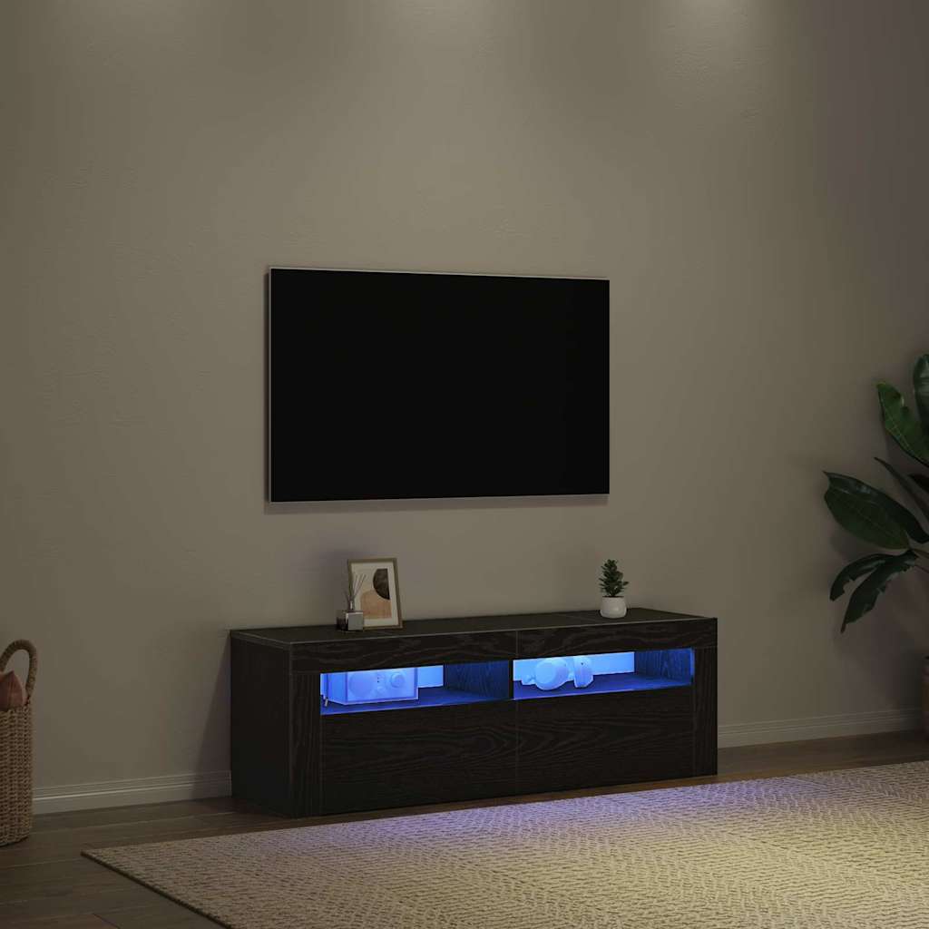 TV Cabinet Black 120 x 35 x 40 cm Engineered wood